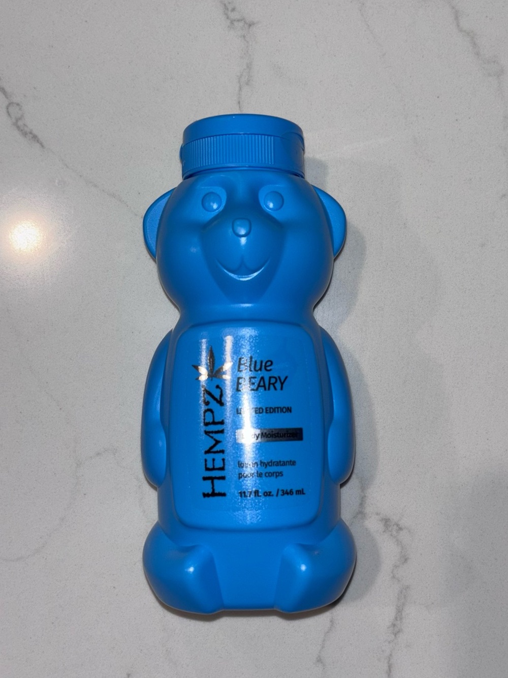 NEW Hempz Blue Beary Bear-Shaped Body Moisturizer - Blue